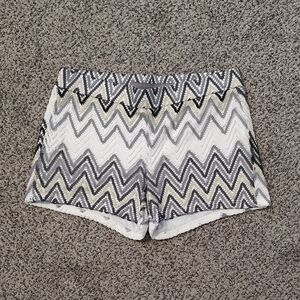 Boom Boom Jeans High Waist Black and Gray Shorts